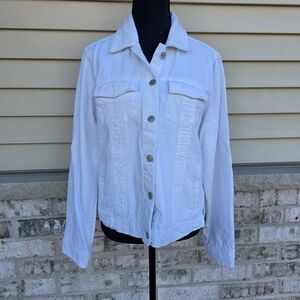Thread & Supply White Button Front Jacket – Size M